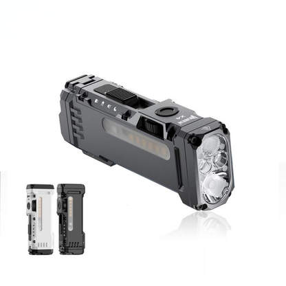 Flat RGB Water Proof Rechargeable Flashlight