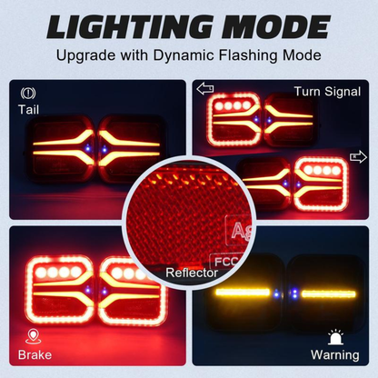 Wireless Magnetic Trailer Lights Kit