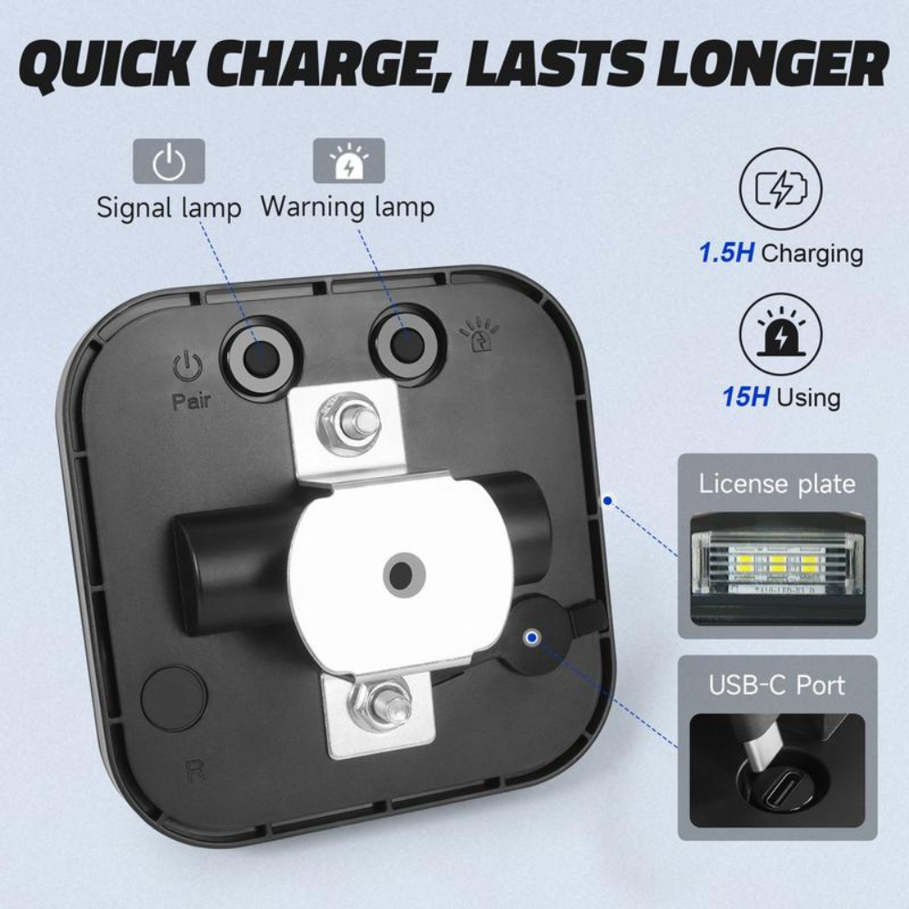 Wireless Magnetic Trailer Lights Kit