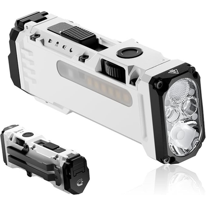 Flat RGB Water Proof Rechargeable Flashlight